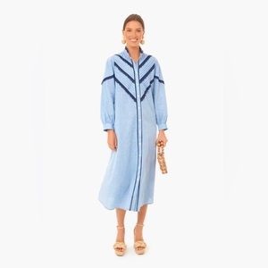 Tuckernuck Jolene Chambray Midi Dress - size S
